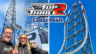 Top Thrill 2 FIRST RIDE & Review - AMAZING Cedar Point NEW Coaster!