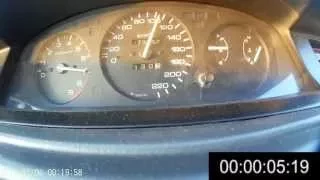 Honda Civic EG B20 VTEC 0-200 km/h