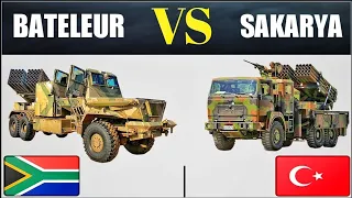 T-122 Sakarya VS Bateleur Multiple Rocket Launcher | MRLS