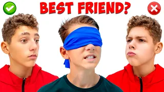 GUESS THE BEST FRIEND BLINDFOLDED *emotional*