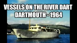 Vessels on the River Dart - Dartmouth - 1964