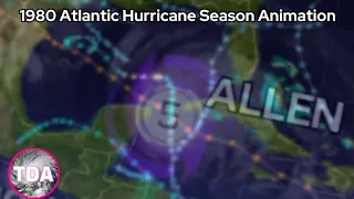 1980 Atlantic Hurricane Season Animation