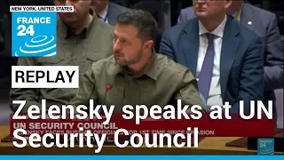 REPLAY: Zelensky faces Russian officials for 1st time since invasion at UN • FRANCE 24 English