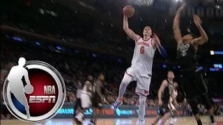 Kristaps Porzingis sustains torn ACL after dunk over Giannis Antetokounmpo | ESPN