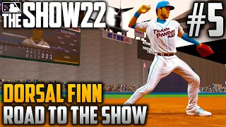 MLB The Show 22 Road to the Show | Dorsal Finn (Third-Base) | EP5 | PLAYING IN AN AIRPORT HANGAR?