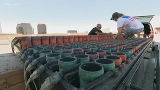 Go behind the scenes of the prep for a fireworks show