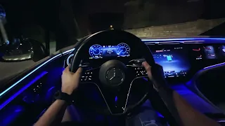 Mercedes-EQ EQS 580 4Matic | Ambient Lights | POV Drive #32