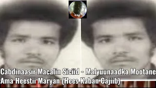 Cabdinaasir Macalin Siciid - Malyuunaadka Mootane (Hees Kaban)