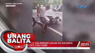 Pag-aaway ng dalawang lalaki sa kalsada sa Makati City, huli cam | UB