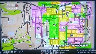 GTA: SanAndreas - Gang Wars Gameplay (Las Venturas map) Gang Territory Glitch Ballas/Vagos/Grove st.