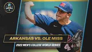 Ole Miss vs. Arkansas: 2022 College World Series highlights (6/23/22)