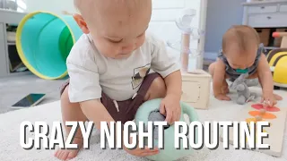 A NOT NORMAL NIGHT ROUTINE | crazy twin bedtime | heather fern