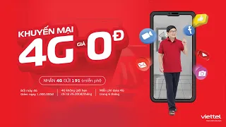 Cách đăng ký 4G Viettel miễn phí tặng 2GB/ngày suốt 90 ngày #viettel