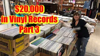Storage Wars $20,000 CASH Records Vinyl Collection Part 3 Rock Music