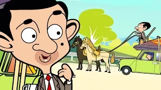 Horse and CAR | (Mr Bean Season 3) | NEW Funny Clips | Mr Bean Official