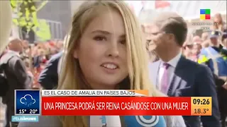 La princesa Amalia podrá ser reina si se casa con una mujer