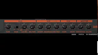 Free MAM MB 33 mkII Synthesizer VST Emulation