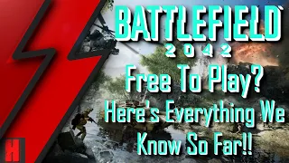 Free To Play Battlefield 2042?! - Here's Everything We Know So Far!