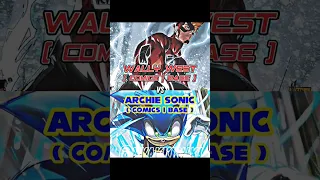 Wally West vs Archie Sonic | Wally West ( Mobius Chair ) vs Hyper Sonic | #dc #games #flash #shorts