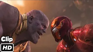 Iron Man VS Thanos Fight Scene HindiAvengers Infinity War  Movie Clip HD