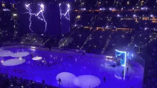 Lightning opening pregame intro vs Flyers October 18 (Home Opener)