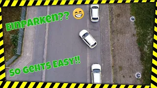 Rückwärts Längs Einparken hinter Autos - Fahrschule Dorn Lüneburg #fahrschuledorn #wirsindfahrhelden