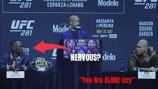 Alex Pereira Asks Israel Adesanya: “Do You Really Want To Be Here?” | UFC 281 Press Conference