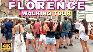 Florence City Walking Tour 🇮🇹 | Italy 4k Walk [Summer 2023]