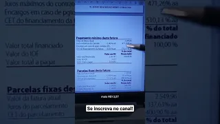 Você atrasou ou pagou o mínimo do cartão de crédito?Olha o que acontece! #dinheiro #cartaodecredito