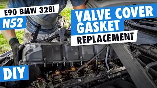 DIY E90 BMW 328i Valve Cover Gasket Replacement N52