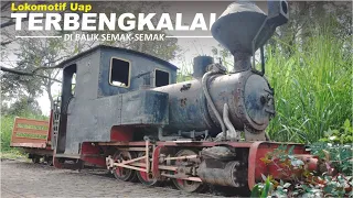 A RARE ABANDONED STEAM LOCOMOTIVE at the Kedawung sugar mill