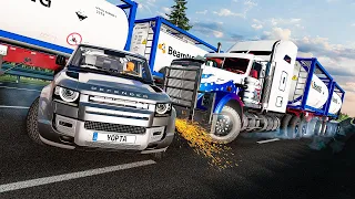 [4K] Realistic Accidents and Car Crashes #09🔥BeamNG.drive