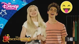 Descendants 2 | UTFORDRING: Hvem sa hva? - Dove Cameron & Cameron Boyce! - Disney Channel Norge