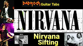 Sifting - Nirvana - Guitar + Bass TABS Lesson