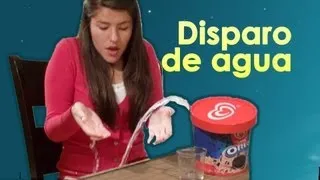 Broma del helado que dispara agua a Lesslie | Video de risa, broma  con globo de agua en el helado