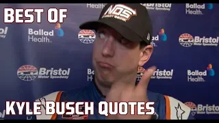 Kyle Busch's best, funniest, most memorable quotes of all time | NASCAR