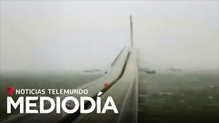 Ian descarga su fuerza en Florida y un puente es cerrado | Noticias Telemundo