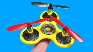 9 AWESOME FIDGET SPINNER TRICKS & LIFE HACKS