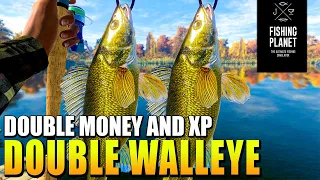 Fishing Planet 2022 - HUGE Walleye Money and Xp Guide🎣 - Emerald Lake New York