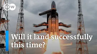 India about to become the fourth country to put a craft on the moon | DW News