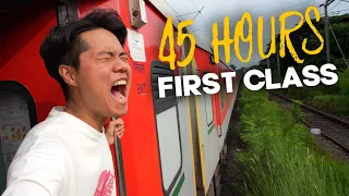 Korean tries to survive 45 hours on India's First Class Train (Jaipur to Kerala)