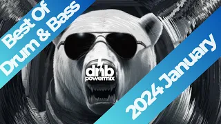 🐻 BEST OF DRUM & BASS Mix 2024 (Jan) | Camo & Krooked, Friction, Serum, James Hype, Eskei83 | DNB ❄️
