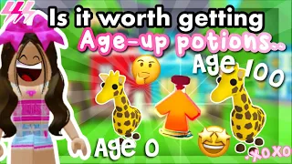 *TESTING* How LONG Does It Take To Get ONE AGE UP POTION? (Adopt Me) Its Cxco Twins