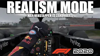 F1 2020 REALISM MODE - ZANDVOORT (NO HUD + 100% RACE + COCKPIT + TRACKIR)