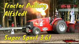 Tough pulling competition! Super Sport 3.6t Tractor Pulling Alfstedt 2022 - by EUSM