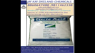 Citric Acid Anhydrous