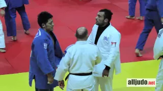 Teddy Riner fouetté par Ilias Iliadis