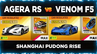 Asphalt 9 Koenigsegg Agera RS VS Hennessey Venom F5