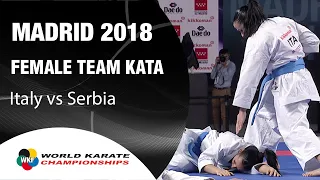 BRONZE MEDAL. Italy vs Serbia - 2018 World Championships | WORLD KARATE FEDERATION