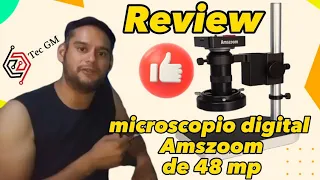 Review de Microscopio Digital Amszoom 48mp en resolución 1080x1920